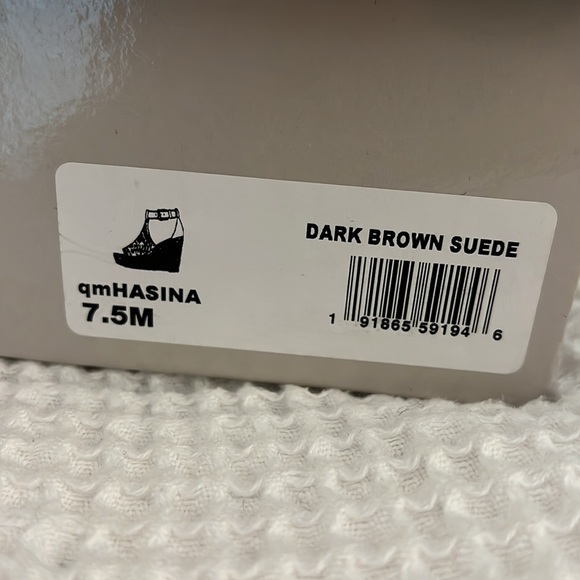 Brand new Marc Fisher HASINA platform wedge espadrilles - Picture 4 of 4